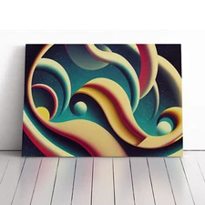 Galaxy Art Deco Abstract Canvas Wall Art Print Framed Picture Decor Living Room