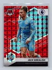 2021 Panini Mosaic Premier League Soccer Reactive Red Jack Grealish #15