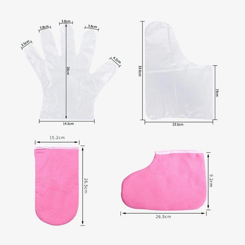 Juego de cera de parafina hidratante guantes para el cuidado de manos pies parafina Wa SLS UK - Imagen 4 de 10