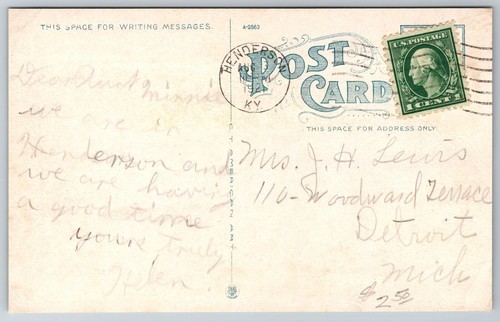 Postcard Dam Near Henderson Ky. *1652 - Picture 2 of 2