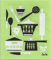 Swedish Dishcloths, Retro Scandinavian Kitchen Utensil Design - Set Of 4 Cool Co on sale Swedish Dishcloths, Retro Scandinavian Kitchen Utensil Design - Set Of 4 Cool Co on sale