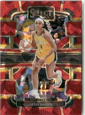 2023-24 Panini Select WNBA Red Ice Prizm Lexie Brown Los Angeles Sparks #67