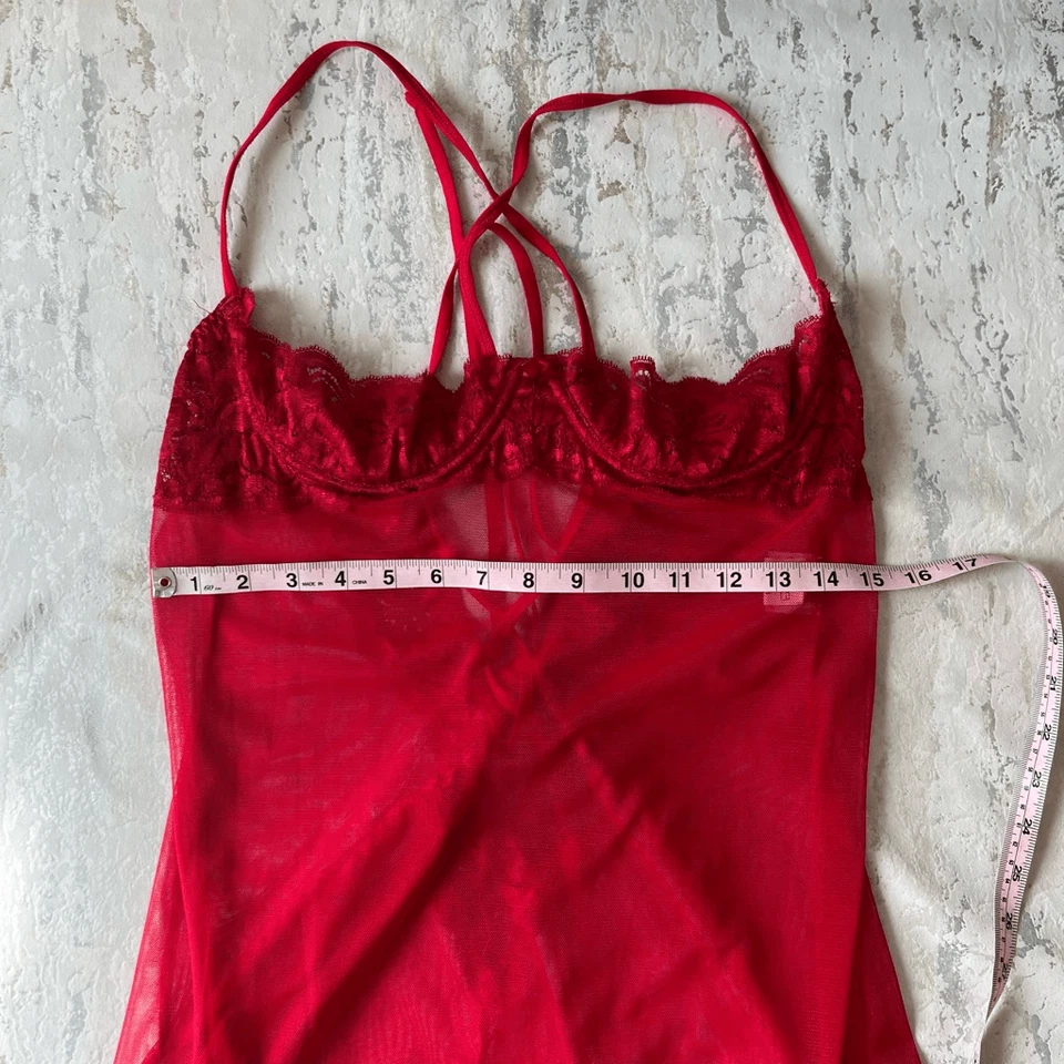Shirley of Hollywood Sexy Red Lace Teddy - Изображение 4 из 4
