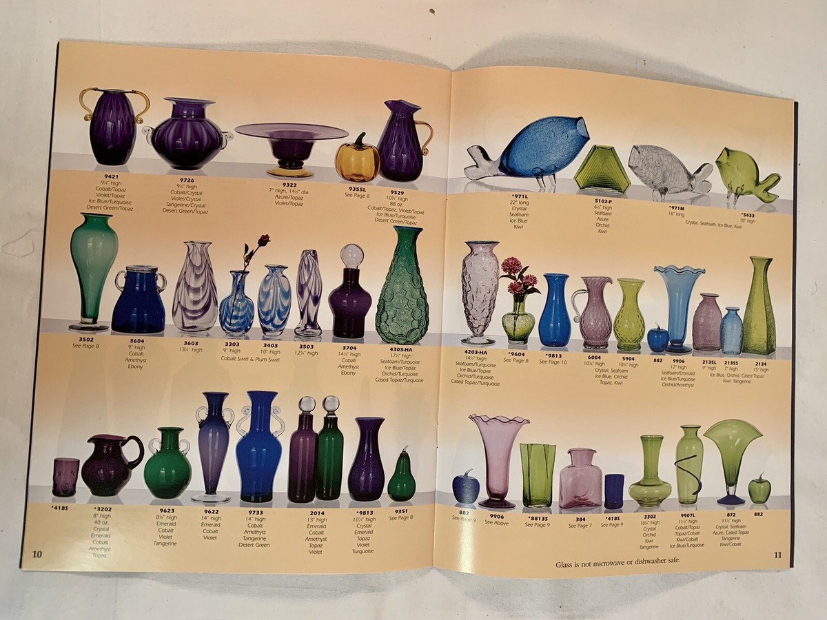 Original BLENKO 2004 2005 GLASS CATALOG w/ WHOLESALE PRICE Original BLENKO 2004 2005 GLASS CATALOG w/ WHOLESALE PRICE