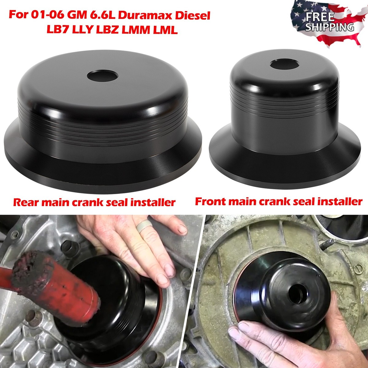 Engine Repair Tool Front Main Crankshaft For 6.6L Duramax 2001-2016 ...
