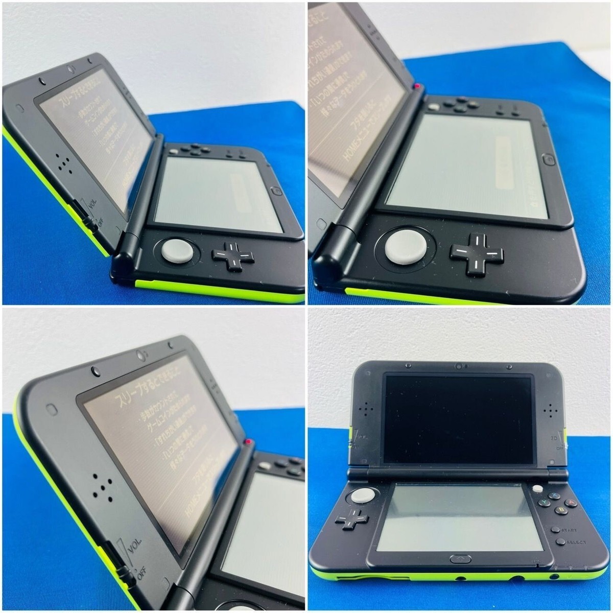 New Nintendo 3DS LL XL Lime Black Japan Handheld Console Only