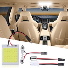 Universal Cob Roof Light 48-led White Light Interior Dome Lamp For Car Truck Van