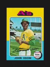 1975 TOPPS MINI #69  John Blue Moon Odom  OAKLAND ATHLETICS A's  EX-MINT+   A