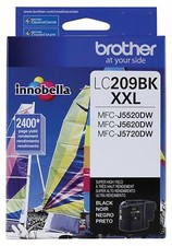 GENUINE Brother LC209 XXL Black Ink for MFC-J5520DW MFC-J5620DW MFC-J5720DW