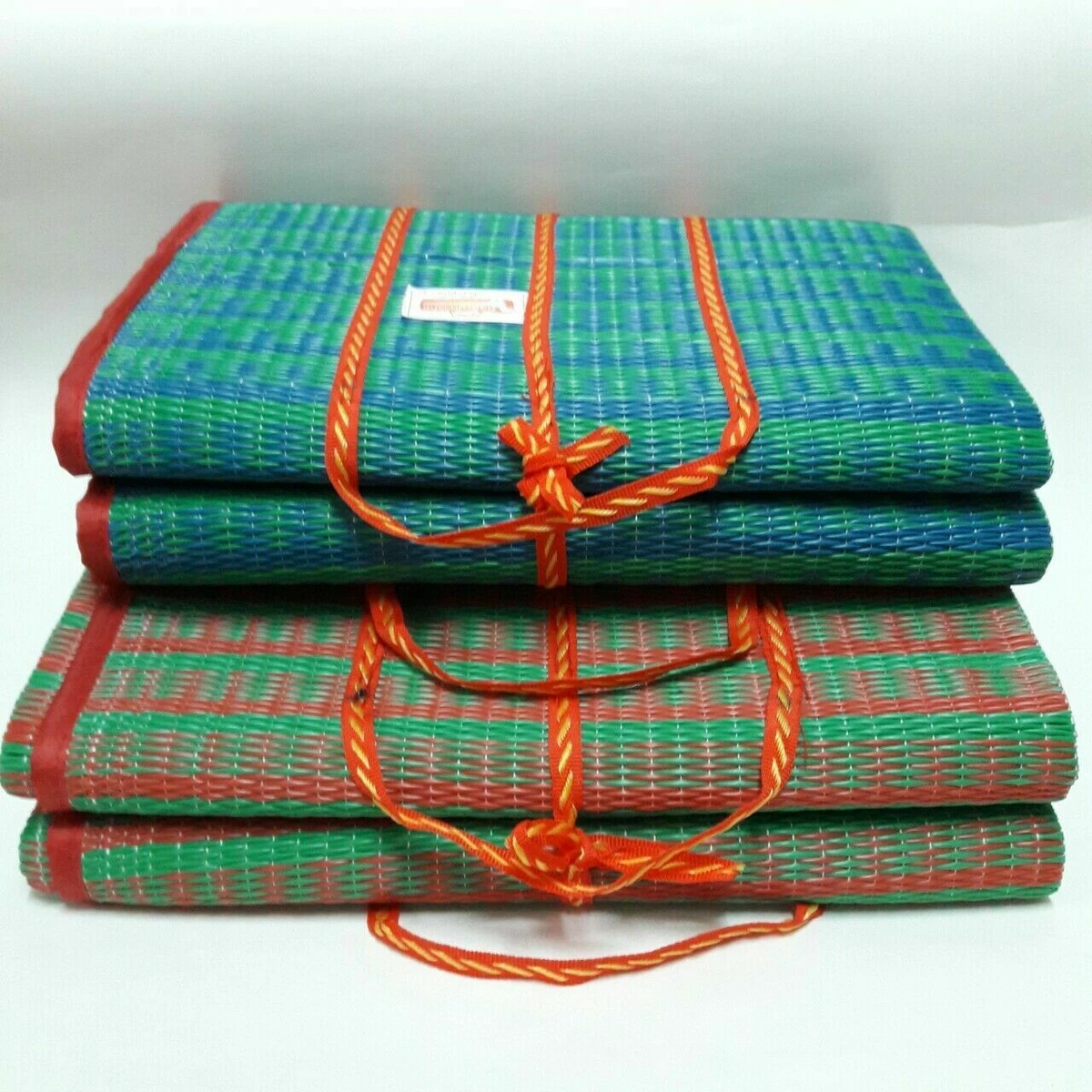 Large Thai Picnic Mat Fold Plastic Woven Style Sit Sleep Camp