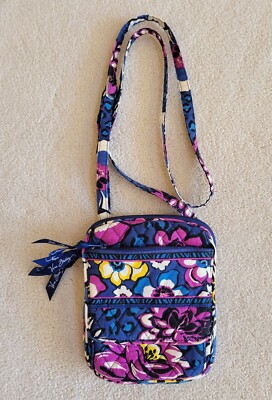 Vera Bradley African Violet Campus Quilted Backpack Floral Leopard Retired Vera Bradley | Bags | Vera Bradley Backpack | Poshmark main image 2