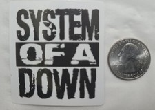 SYSTEM OF A DOWN Music Rock Band Round Sticker Adhesive Decal Decor