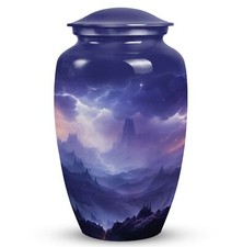 Clouds Urns Ashes Adult Male Large Decorative Cremation Memorial Burial 10inch