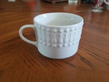 Pfaltzgraff Cassandra White Coffee Tea Mug Cup