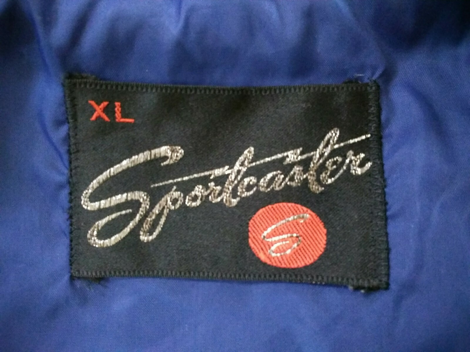 Sportscaster 1980's Ski Jacket Women's XL Blue/Orange, Broken Zipper
