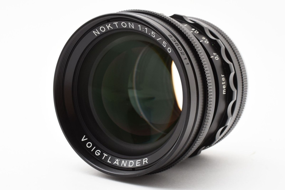 希少美品 NOKTON Vintage Line II 50mm F1.5 SC Voigtlander NOKTON Vintage Line 50mm F1.5 II Black For Leica