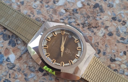 Vintage Technos 25 Jewels ETA 2824 Watch Yomiuri Giants V-1 Tungsten 28800 BPH - Picture 6 of 11