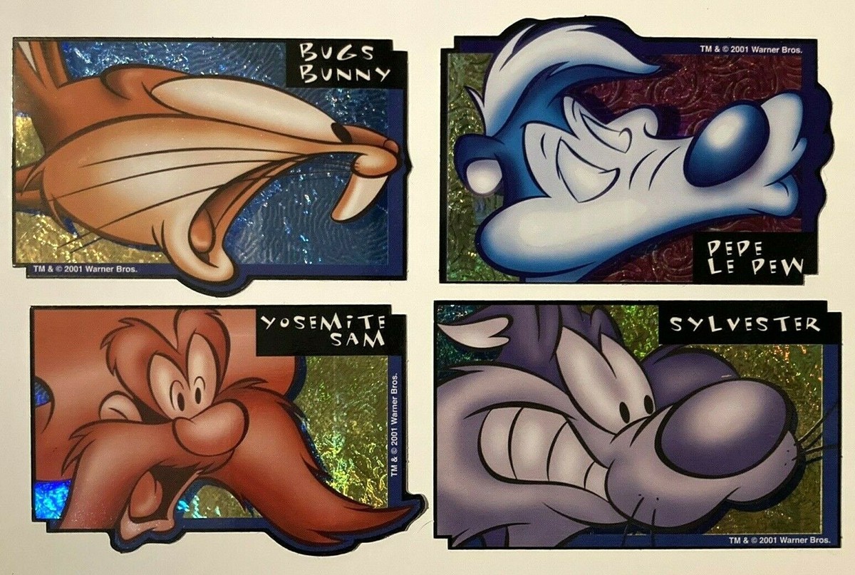 ルーニー・テューンズ　デラックスラバースタンプセット Looney Tunes Stickers Extreme Expressions Full Set of 12