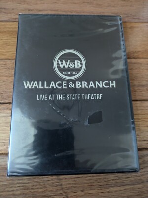 [new/sealed DVD]  Wallace & Branch Live At the State Theatre