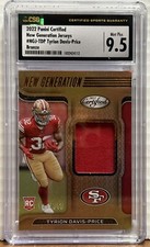 2022 Panini Certified New Generations Jerseys NGJ-TDP Tyrion Davis Price Bronze
