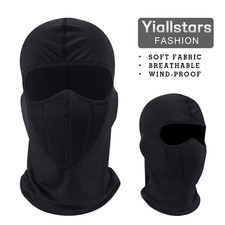 Balaclava Face Mask UV Protection Ski Sun Hood Tactical Mask for Men Women Black