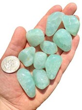 Prehnite Tumbled Stone (Grade AA) - Polished Natural Prehnite Crystal