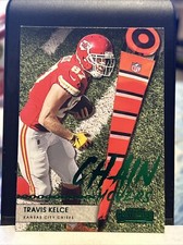 2021 Panini Contenders Football Travis Kelce Chain Movers Insert Green parallel