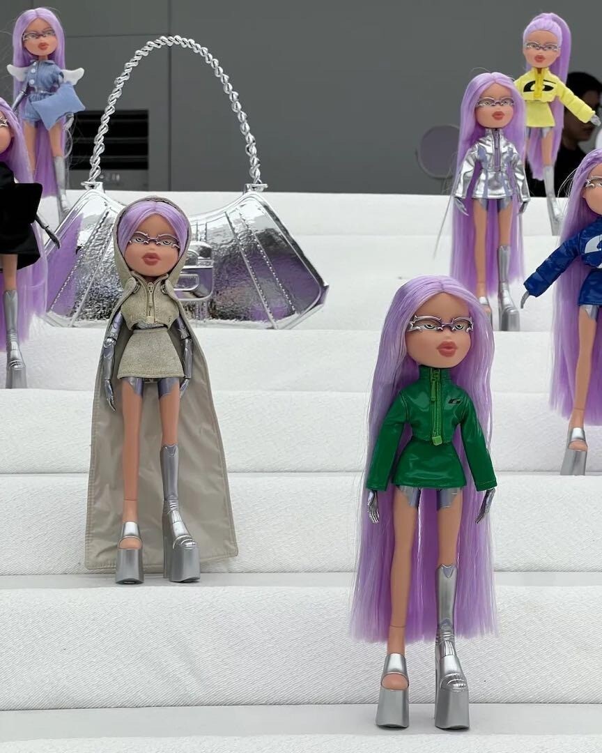 BRATZ Gentle Monster Limited Doll aespa Karina Silver Purple