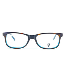 7 For All Mankind Maritime TTBLU Tortoise Rectangle Eyeglasses 51[]17 140
