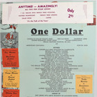 1960s Casa Lorenzo One Dollar Bake Shop Restaurant Menu Syracuse New York #1