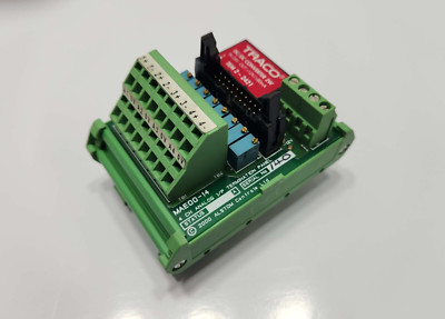 ALSTOM MAE 00-14 4-CHANNEL ANALOG I/P TERMINATION PANEL PCB MODULE