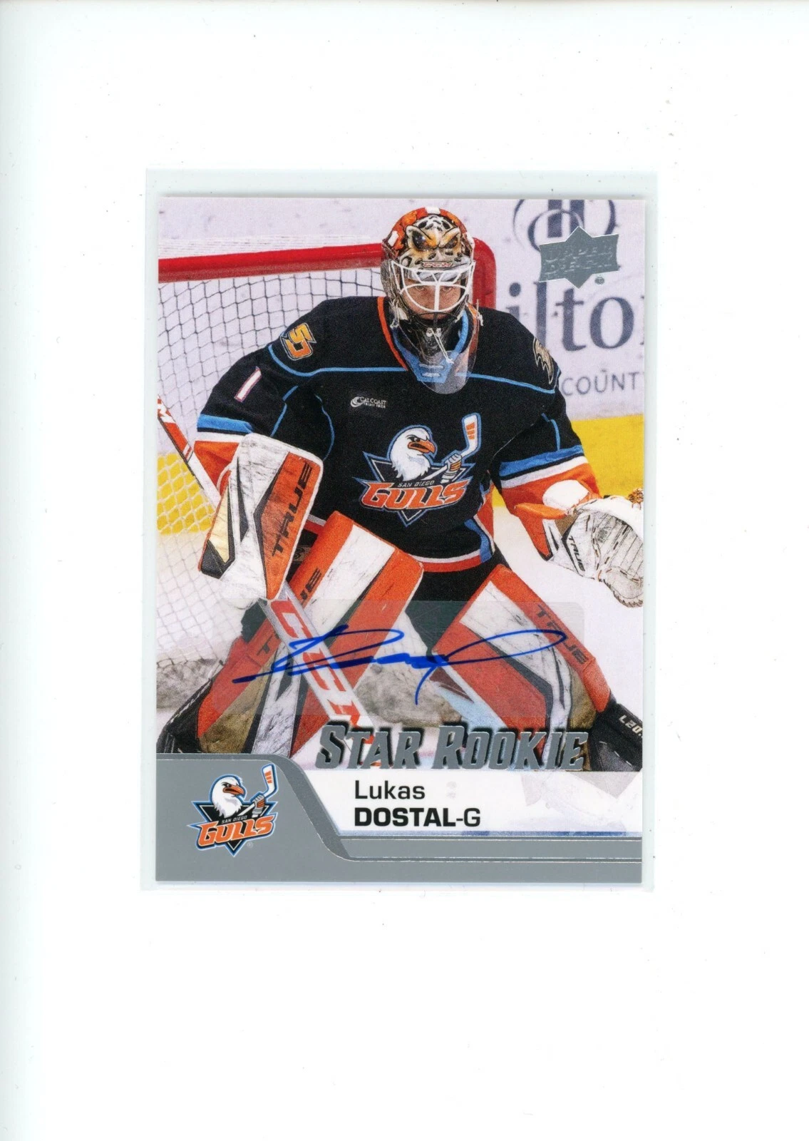 2020-21 Upper Deck AHL Lukas Dostal #185 Star Rookies Rookie RC Autograph Auto