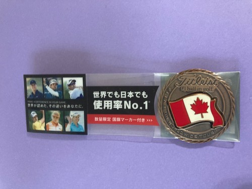 Titleist Golf Ball Premium Marker Novelty new JapaneseCopper Canada - Picture 2 of 6