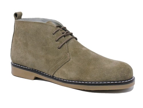 Scarpe polacchine uomo beige sabbia casual eleganti calzature made in Italy  | eBay
