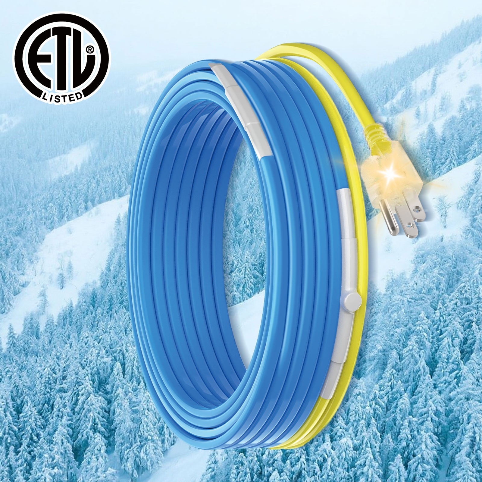 YeloDeer Energy-Saving Heat Tape for Water Pipes - Easy to Install