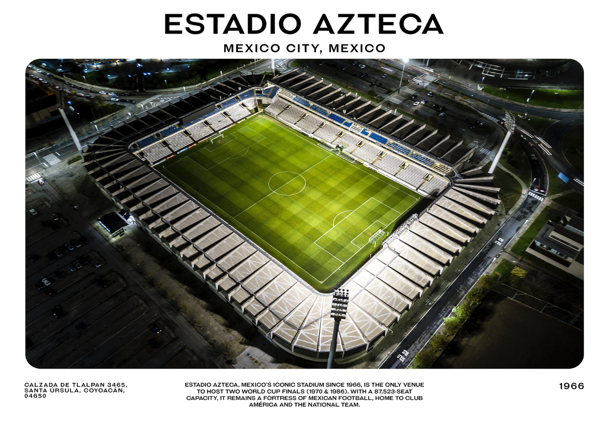 Mexico Soccer Stadium Azteca