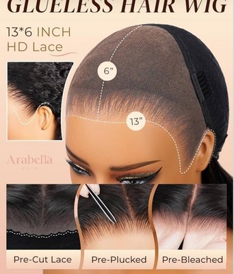 24 inch 13x6 Lace Front Wig Human Hair | eBay display picture 2
