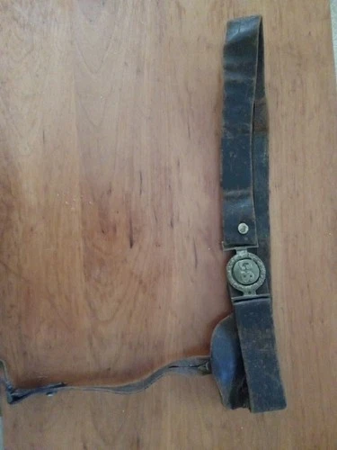 Original CIVIL WAR 2 PIECE CONFEDERATE STATES BELT BUCKLE/ SWORD Att. AND BELT