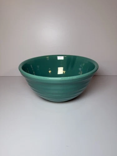Vintage Bauer Pottery #12 Jade Ring Ware Mixing Bowl