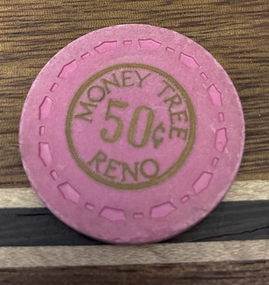 MONEY TREE HOTEL CASINO $.50 hotel casino gaming poker chip - Reno, NV