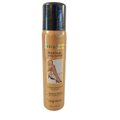 Sally Hansen Airbrush Legs Medium Glow 3 oz travel Spray on Pantyhose Sealed