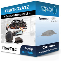 für Citroen Jumper Kasten/Bus 24- Towtec E-Satz 13Polig Fahrzeugspezifisch NEU