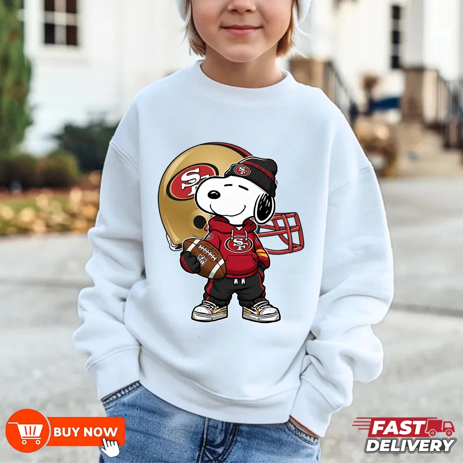 San Francisco 49ers Football Sweatshirt