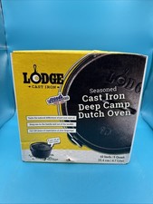 Lodge L10DC03 5qt Deep Camp Dutch Oven 10” W/ Lid & Built-in Feet NEW