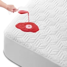 Cozymaker King Size 100% Waterproof Mattress Protector Cooling Bamboo New Deep P