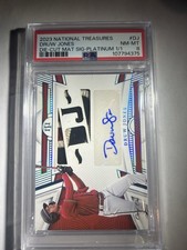 Druw Jones National Treasures Die-cut signatures 1 of 1!!🔥🔥