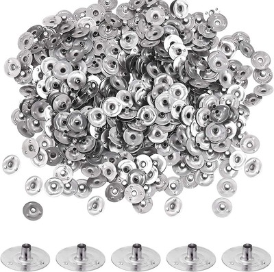 BEADNOVA Candle Wick Base 100pcs Cilps Sustainer Tabs for 