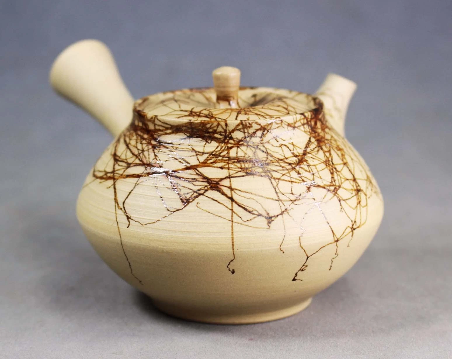 Hokujo Tokoname Mogake Teapot - Thumbnail 2