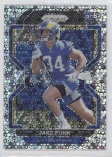 2021 Panini Prizm Rookie No Huddle Prizm Jake Funk #402 0c6