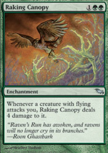 1x Raking Canopy - Foil Moderate Play MTG Magic - Kid Icarus -